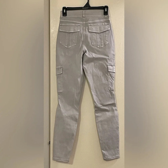 SPANX Stretch Twill Ankle Cargo Pant in Crystal Gray - Picture 6 of 10